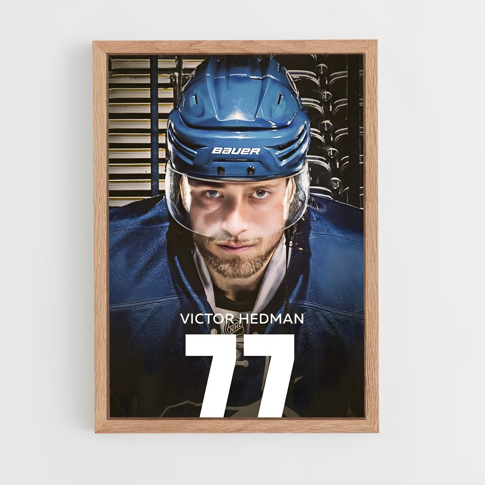 Poster La Force de Hedman – affiche Hockey sur glace (vue 4)